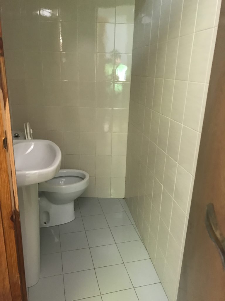 Baño alicatado