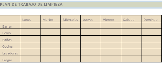Plan de trabajo